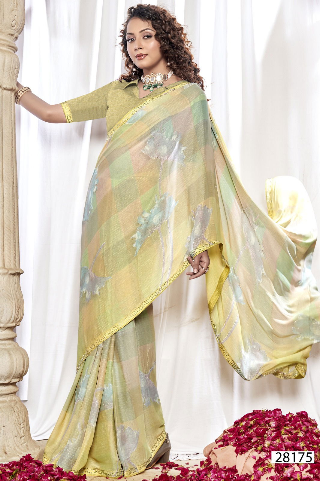 Tithi By Vallabhi Printed Georgette Designer Sarees Wholesale Price In Surat